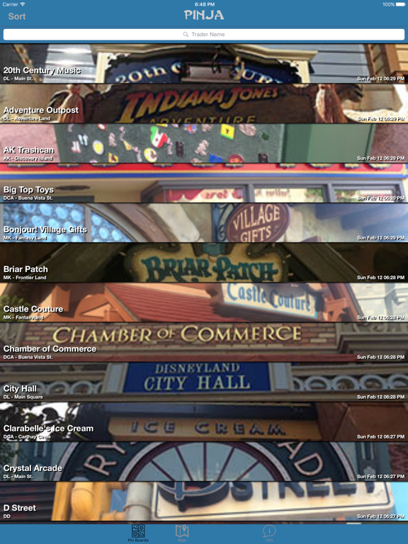 Pinja - Pin Trading at Disneyland & WDW Resort iPad screenshot 1 - Entertainment app