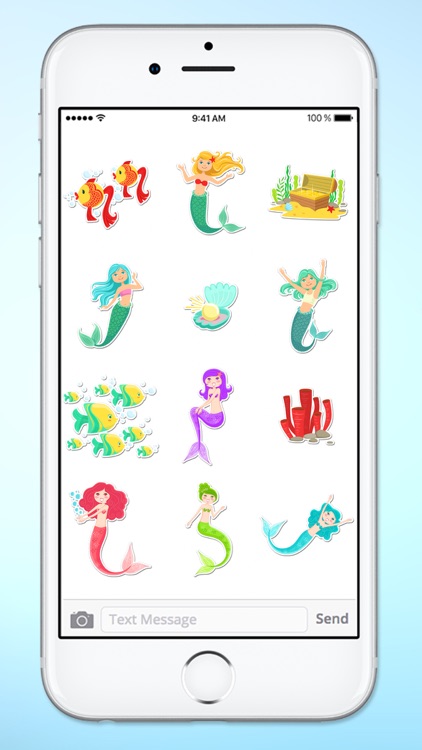Magical Mermaids & Under Sea Friends Sticker Pack screenshot-4
