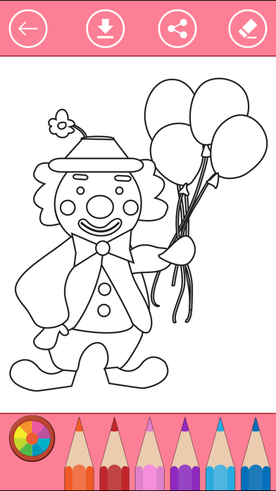 Screenshot #2 pour Livre à colorier du cirque pour les enfants