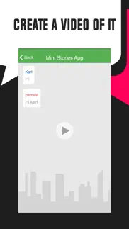 chat stories video maker iphone screenshot 2