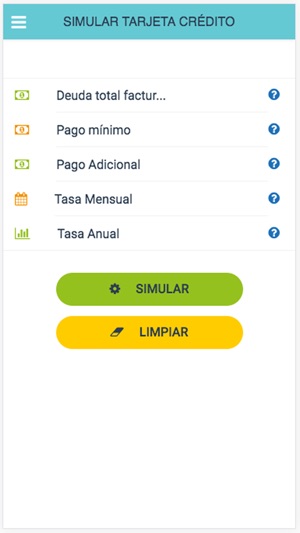 Simulador Pago Tarjeta Credito en App Store