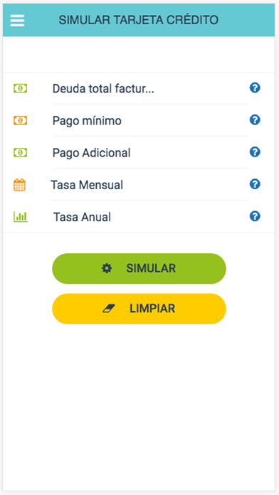 How to cancel & delete Simulador Pago Tarjeta Credito from iphone & ipad 3