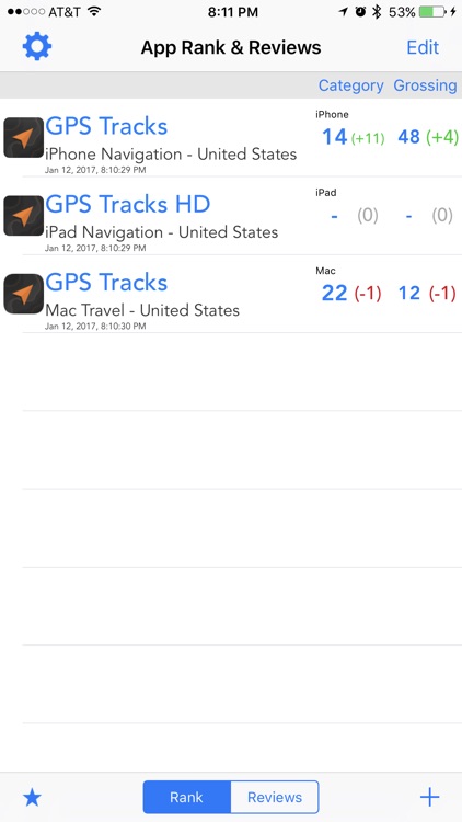 App Rank & Reviews