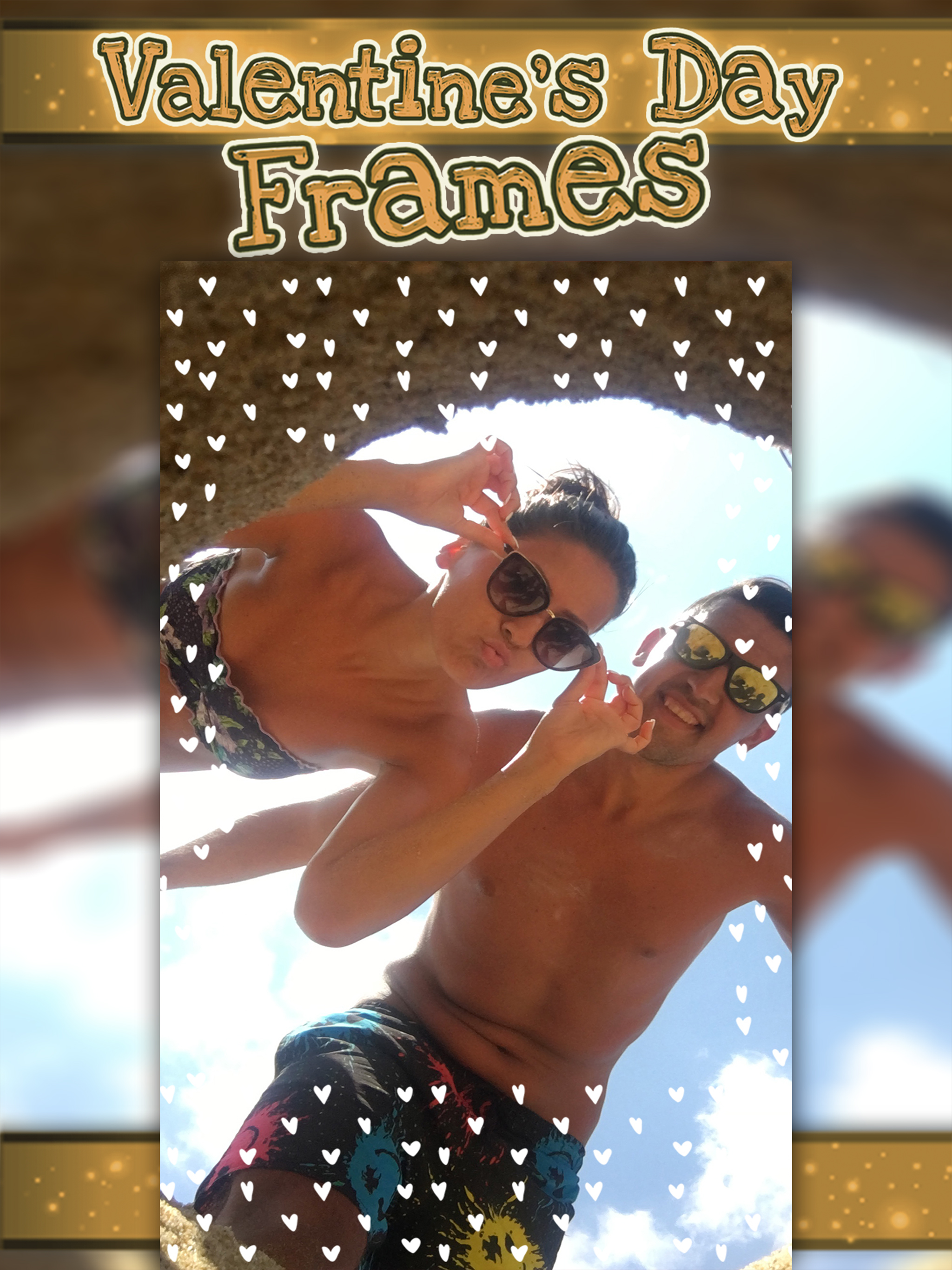 Valentine's Day Photo Frames – Free Sticker Camera