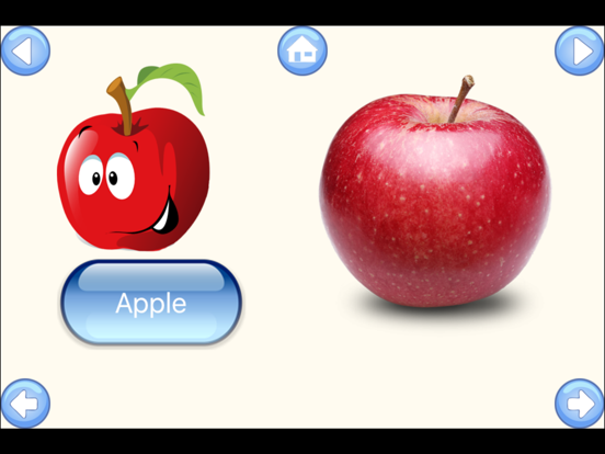 Fruit Words Baby Learning English Flash Cardsのおすすめ画像2