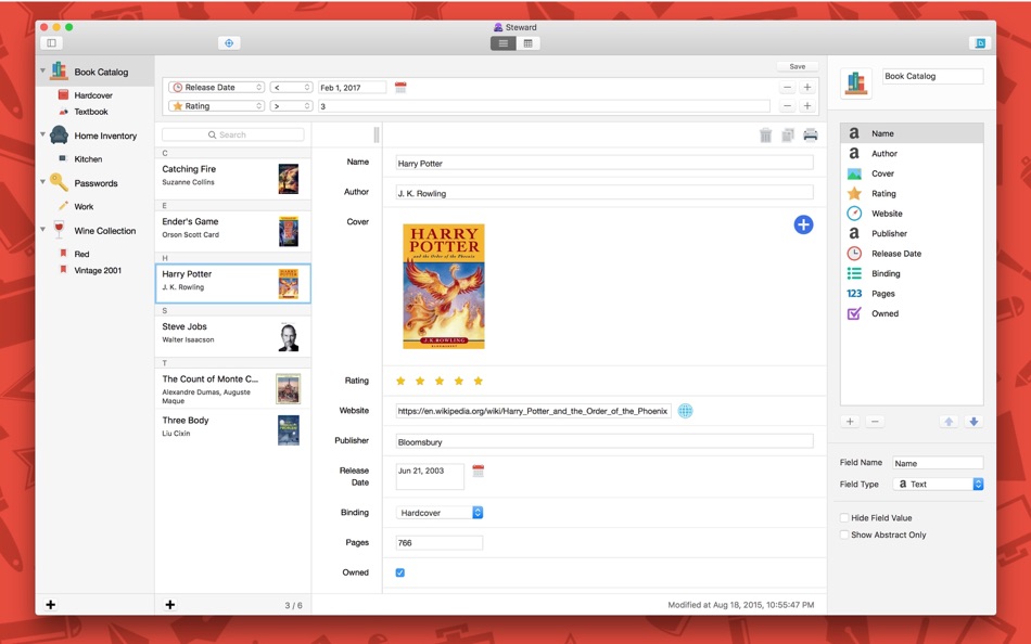 #2. Steward Database Lite (macOS) 由: Ryan Thread