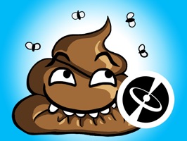 A set of 30 stickers of merry shit