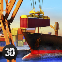 Port Tycoon Ship Truck and Manual Crane Simulator