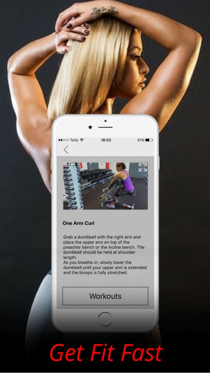 Biceps Exercises and Arm Workouts Training Routine screenshot-4