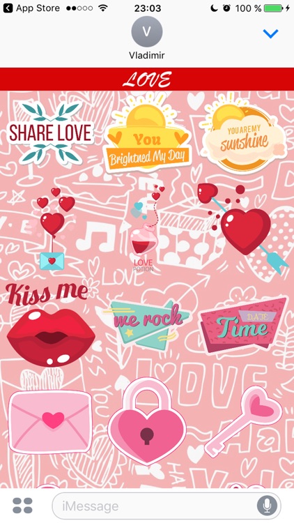 Love - Stickers for iMessage screenshot-4