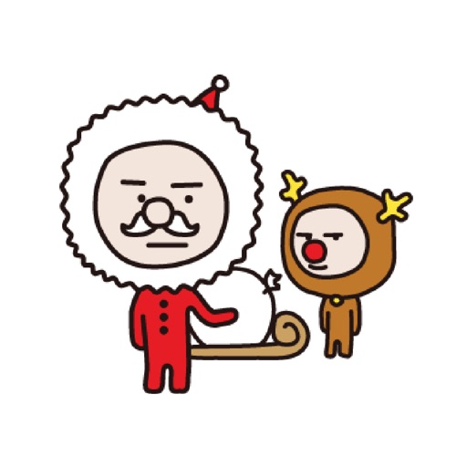 Serious Santa Claus Sticker for iMessage icon