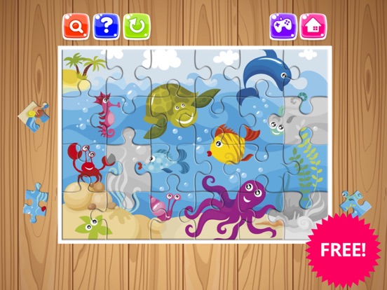 Screenshot #5 pour Jeu pour tout-petit et poisson Puzzle pour enfants