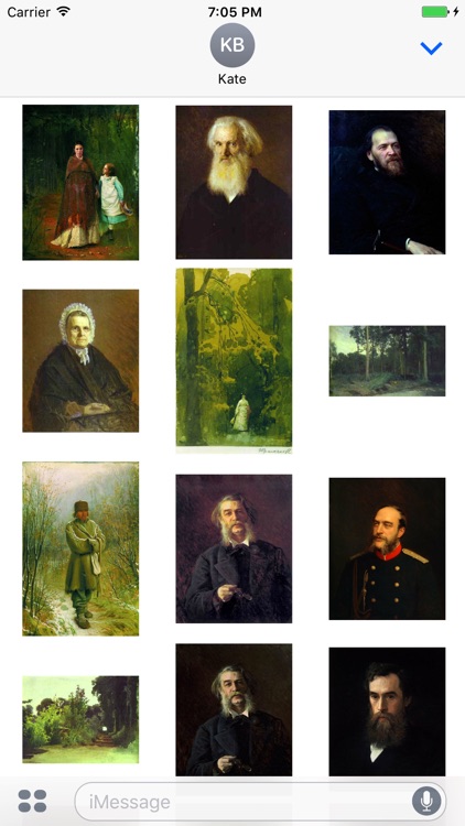 Ivan Kramskoy Artworks Stickers screenshot-3