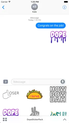 Game screenshot Dope Sticker Pack hack