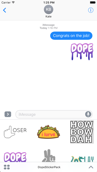 How to cancel & delete Dope Sticker Pack from iphone & ipad 3