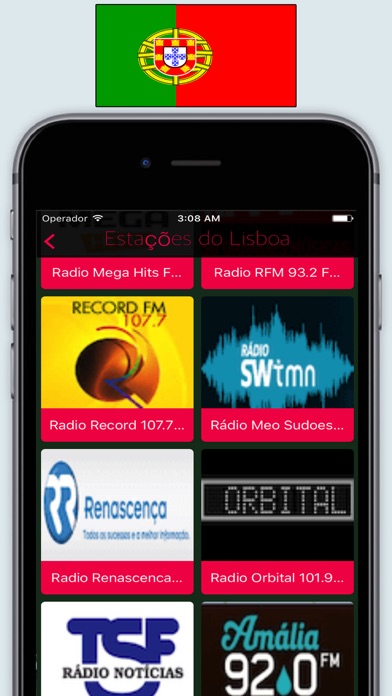 Screenshot #1 pour Radios Portugal Online - Estações de Rádio Ao Vivo