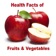 Health Facts of Fruits and Vegetables app icon - Health & Fitness app for iPhone