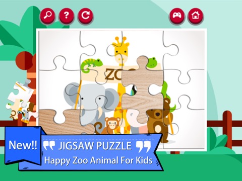 活気のある動物園の動物のジグソーパズルゲームのおすすめ画像4