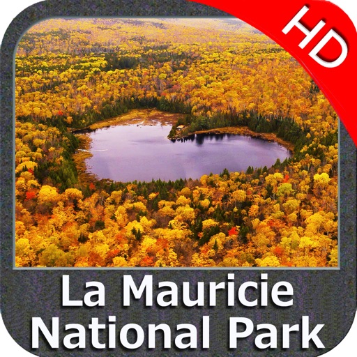 La Mauricie National Park HD GPS charts Navigator