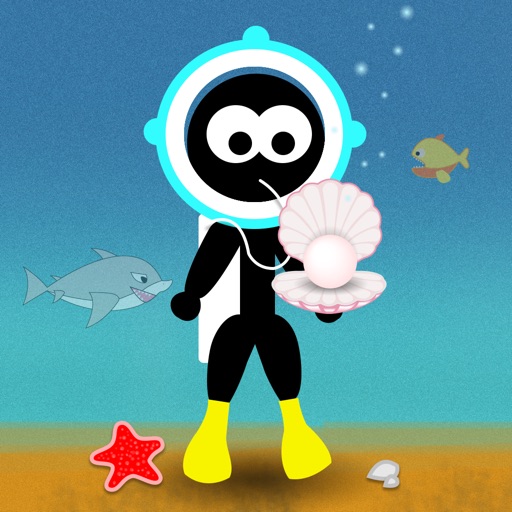 Stickman Scuba Diving iOS App