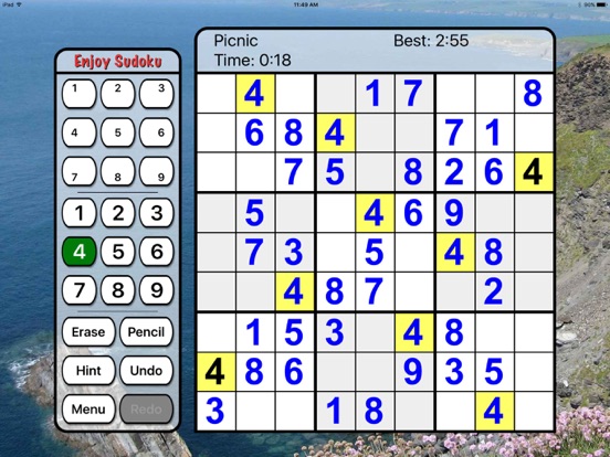 :) Sudoku iPad app afbeelding 1