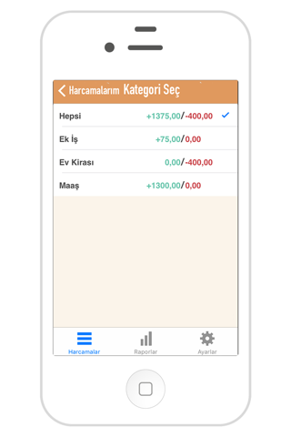 Kişisel Bütçe Yönetimi Ücretsiz Versiyon screenshot 4