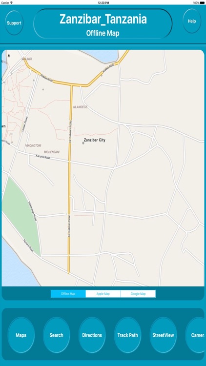 Zanzibar Tanzania Offline City Maps Navigation