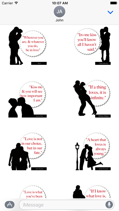ShadowNotes: Love Quotes Screenshot