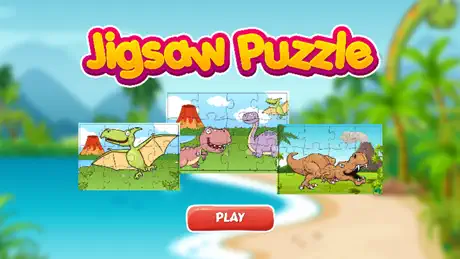 Dino World: Jurassic Zoo Dinosaur Jigsaw Games