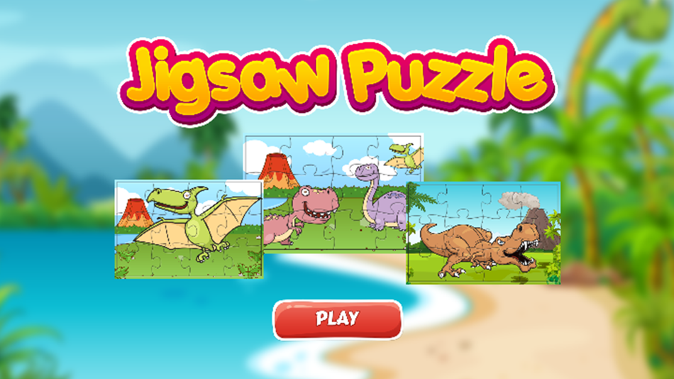 Dino World: Jurassic Zoo Dinosaur Jigsaw Games - 1.0 - (iOS)