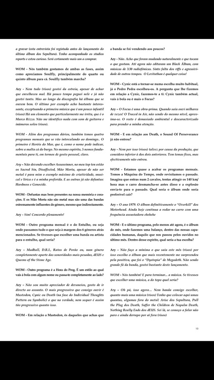 World Of Metal Magazine