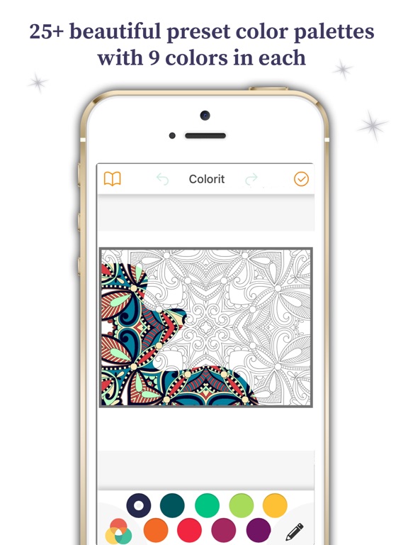 Screenshot #6 pour Coloring Book For Adults - Stress Relief Therapy
