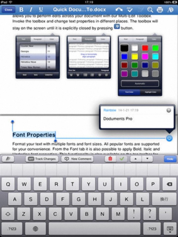 Screenshot #4 pour Quick Office Suite - for MS Office iWork Documents