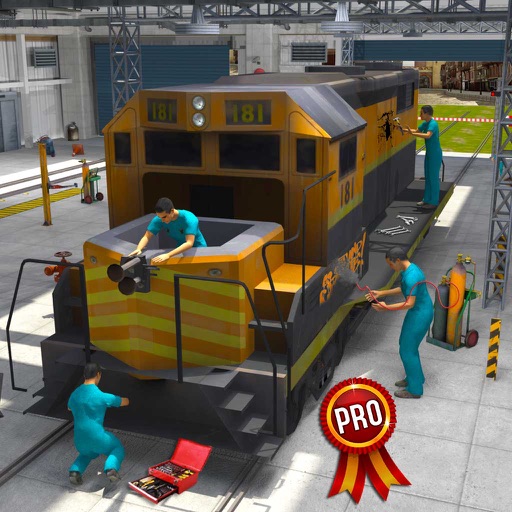 Real Train Mechanic Simulator PRO: Workshop Garage Icon