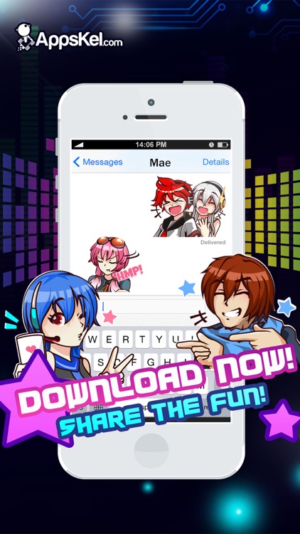 Anime Emoji Keyboard screenshot-3