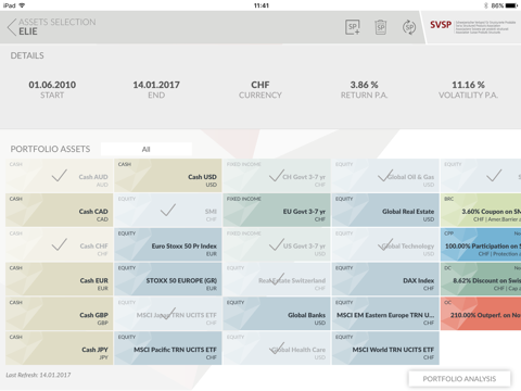 SP Portfolio Optimizer screenshot 2