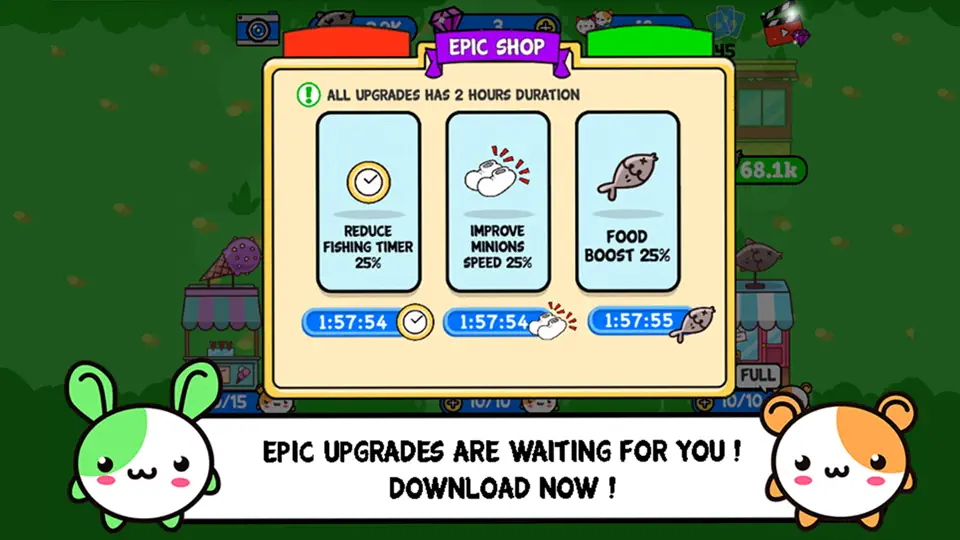Скриншот Princess Cat Nom Nom - Clicker & Idle на iPhone 4