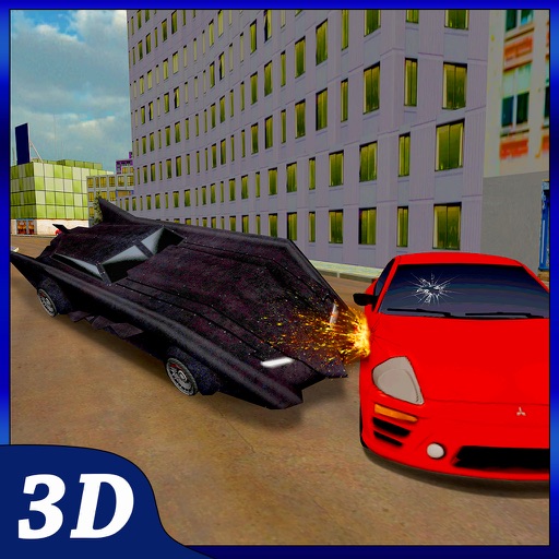 Real Bat Car Driving Simulator – Fast Race on Road