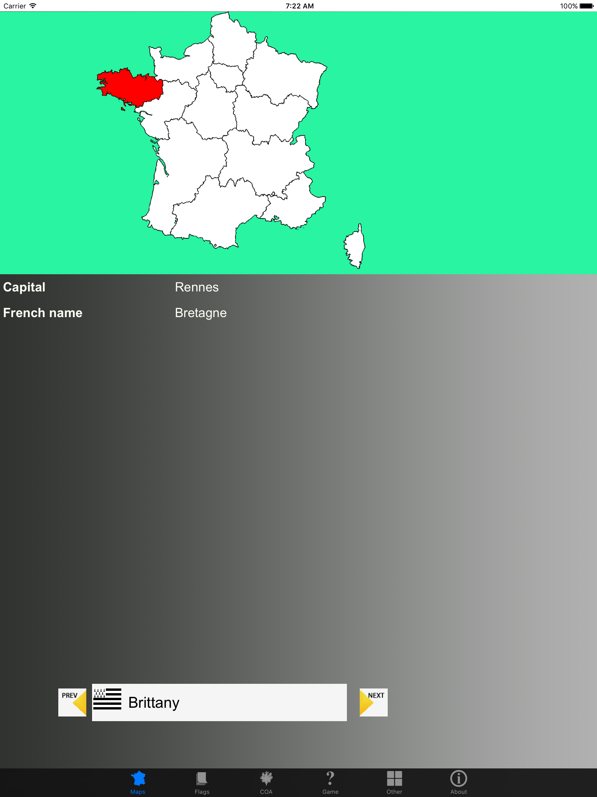 France State Maps, Flags & Info screenshot 6