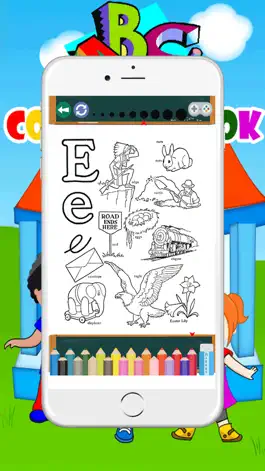 Game screenshot ABCD Alphabet ColoringBook For Kids hack