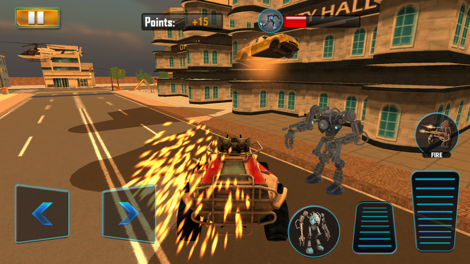 #4. Robot Car Hero Sim 3D (iOS) Podle: Tap2Play, LLC (Ticker: TAPM)