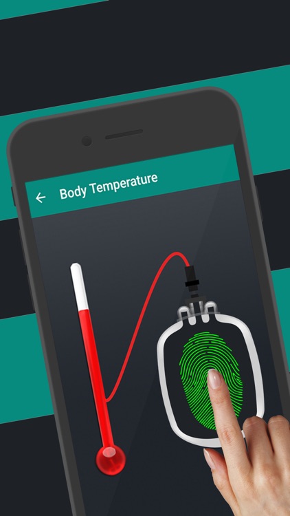 Finger Body Temperature Prank -Scan Blood Pressure
