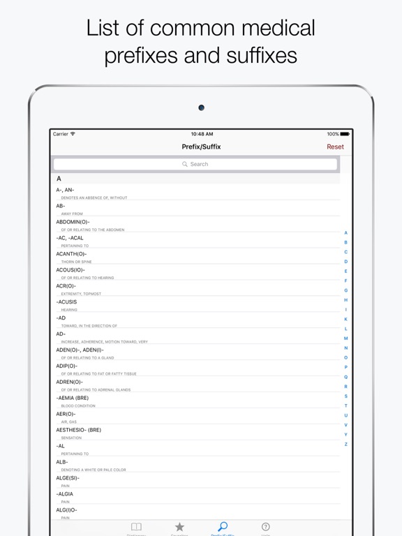 Screenshot #5 pour Medical Dictionary and Terminology (AKA MedWords)