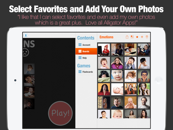 Screenshot #6 pour ABA Flash Cards & Games - Emotions