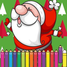 Merry Christmas Coloring for kid and Preschoolers