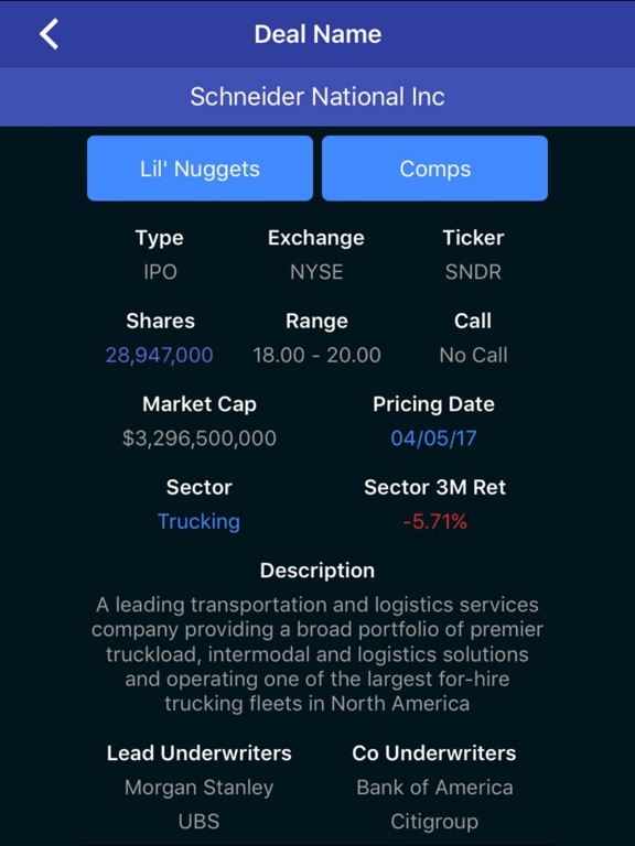 Screenshot #4 pour IPO Prospector