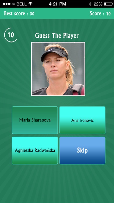 テニス選手クイズを推測する - 無料トリビアゲームのおすすめ画像1