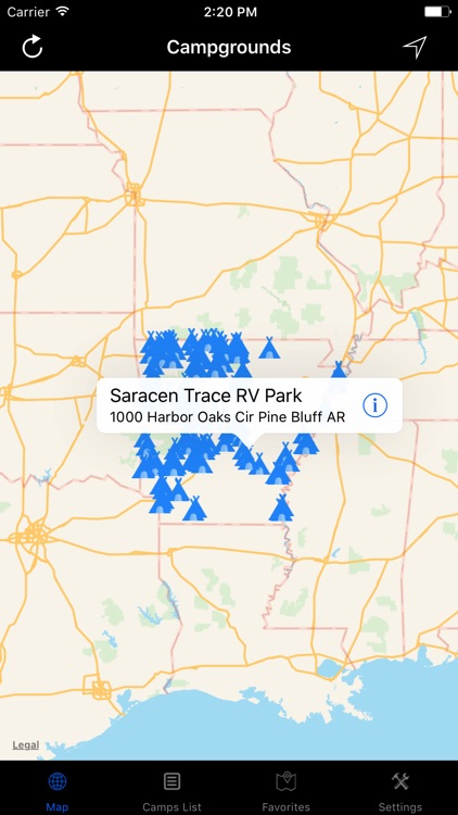 Arkansas – Campgrounds & RV Parks