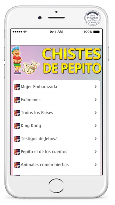 Screenshot #2 pour Chistes Graciosos de Pepito