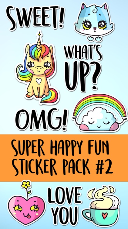 Super Happy Fun Sticker Pack 2